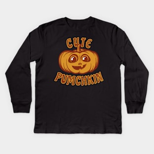 Cute Pumchkin Kids Long Sleeve T-Shirt